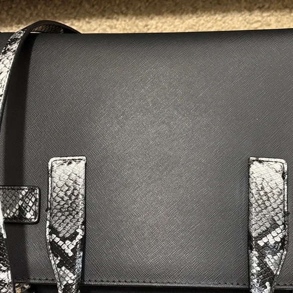 Michael Kors Black and Silver Satchel - Picture 3 of 8